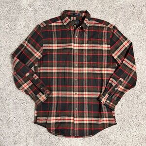Pendleton Men's flannel - Red, Black, and Cream - Mason Size M